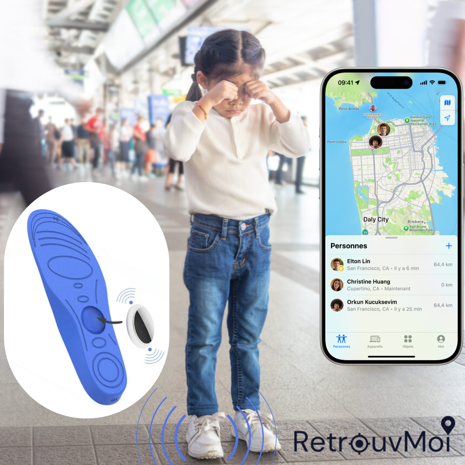 Semelles AirTag – Ne les perdez plus jamais de vue 👀