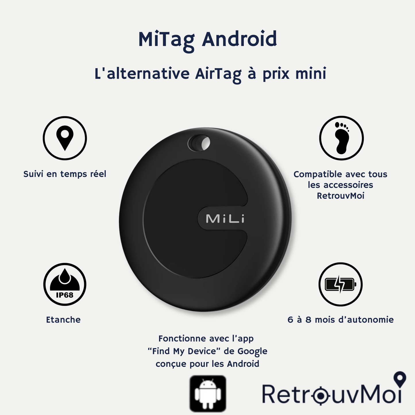 MiTag Android - L'alternative AirTag à prix mini 🎖️