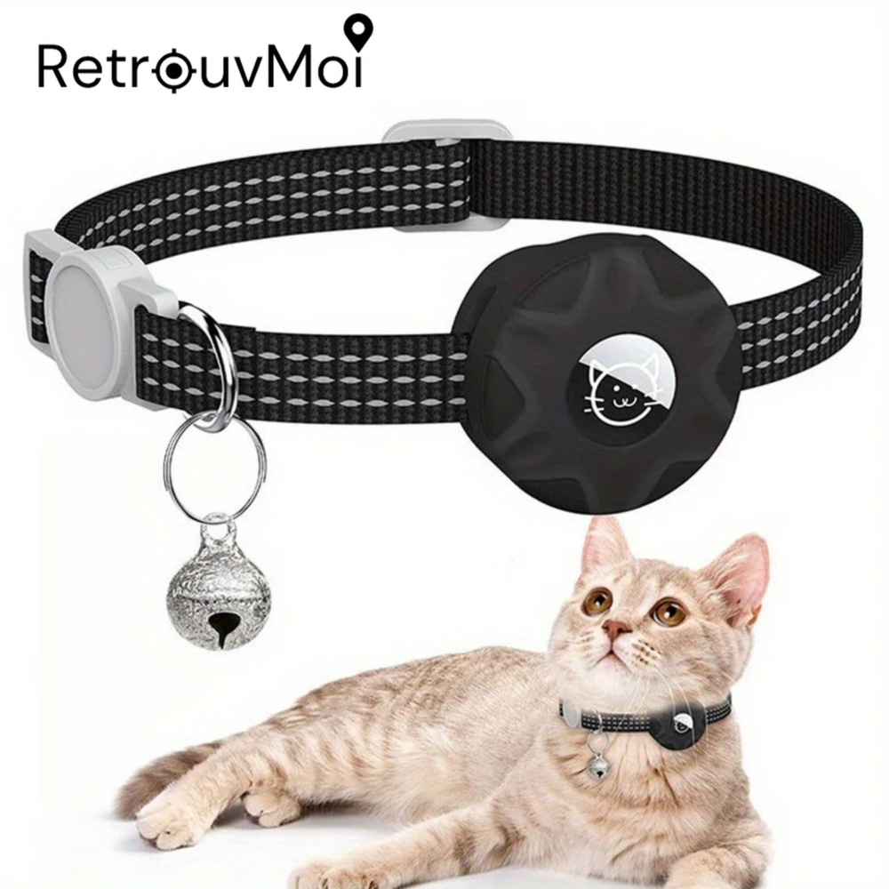 Collier AirTag pour chat – Gardez toujours un œil sur votre petit explorateur 👀